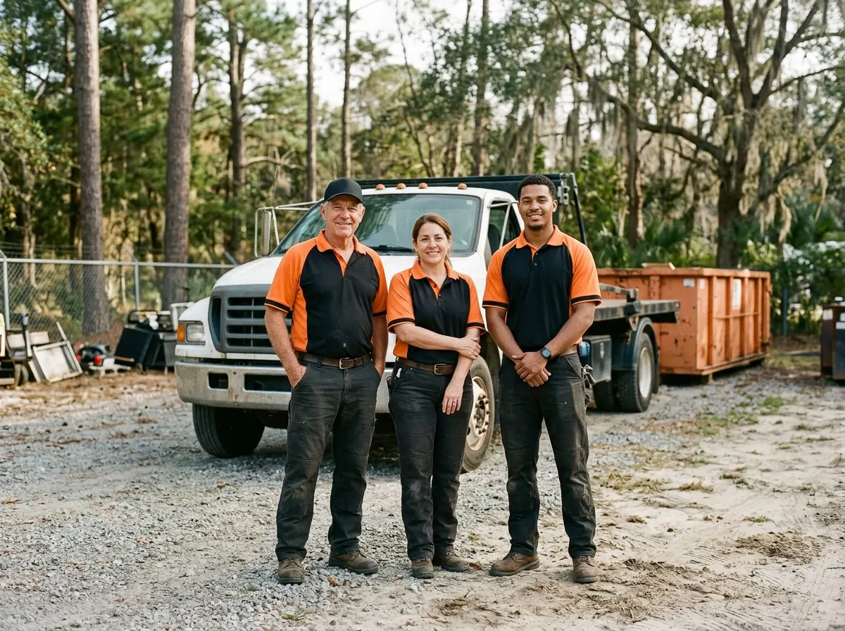 Roll Off Dumpster Rentals North Charleston dumpster rental service team in North Charleston, SC